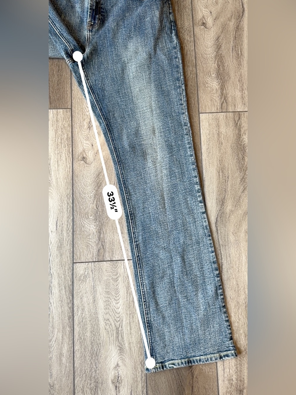 Phillipe Adec Vintage Luxury Classic Medium Wash Straight-Leg Jeans - Picture 3 of 11